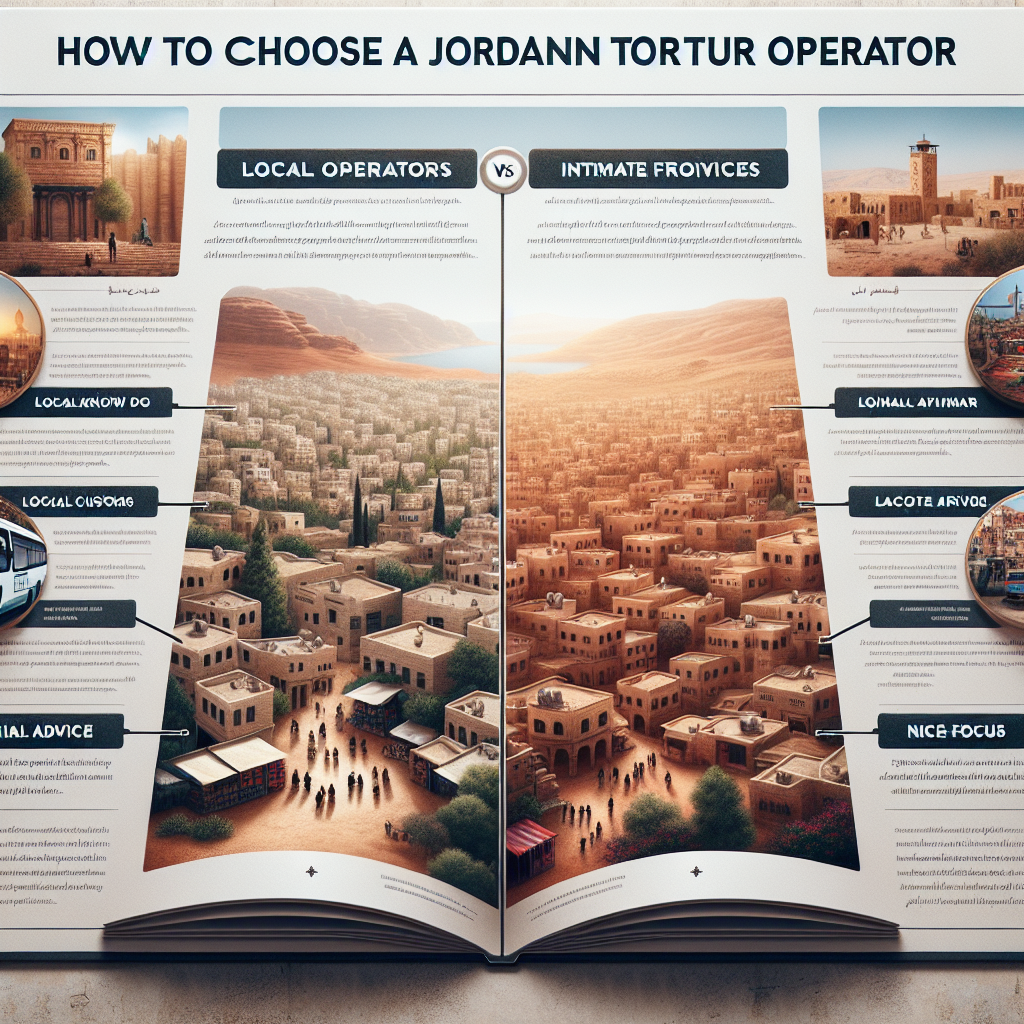 tour operator Giordania: come scegliere tra locali e specializzati (criteri e consigli)